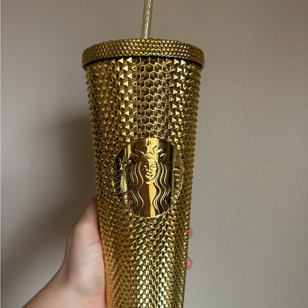Las Vegas Starbucks Gold Studded Tumbler